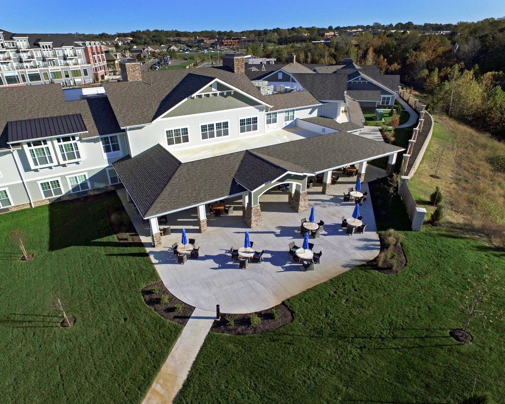 Rear View of Stonecrest Assisted Living Facility